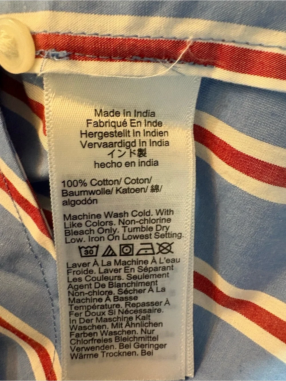 J.Crew Sleeveless Shirtdress Womens 8 Blue Red Striped NWT CW436 Drawstring